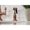 Kingston Brass KS177ALBSAC Heritage 2-Handle Kitchen Faucet W/ Brass Sprayer, Copper KS177ALBSAC - alternate 2
